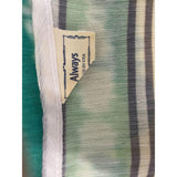 Always Women's Multi Coloured Striped Tank Tunic Top Size Medium Polyester