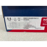 Reebok Women's Endless Road 2.0 Running Shoe, Black/White/Cold Grey SIZE 5.5 NEW