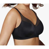 Playtex Womens 18 Hour Smoothing Minimizer Wirefree Bra 4697 Black