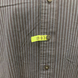 Gap Premium Dress-Casual Shirt Men's XL Blue pinstripe Cotton long sleeve button