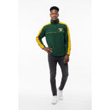 NFL Men's Green Bay Packers Green Long Sleeved 1/4 Zip Sweatshirt Medium