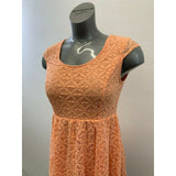 O'Neill Women's Size Large Peach Short Sleeve A Line Dress