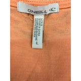 O'Neill Women's Size Large Peach Short Sleeve A Line Dress