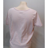 L.L Bean Women's Light Pink Short Sleeve Scoop Neck T Shirt