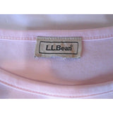 L.L Bean Women's Light Pink Short Sleeve Scoop Neck T Shirt