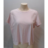 L.L Bean Women's Light Pink Short Sleeve Scoop Neck T Shirt