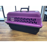 Pet Carrier Plastic with Metal door 20X12X12"