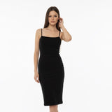 Forever 21 Plus Spaghetti Strap A Line Fitted Little Black Dress Size 0X