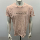 Billabong T shirt Men's Large Cotton Rose Pink Graphic