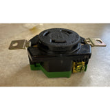 Cooper WC596/90-1 Generator Receptacle, 30A, 125V, 2-Pole, 3-Wire, L5-30R