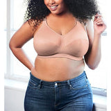 Goddess Celeste GD6113FAN Full Coverage Wireless Soft Cup Bra Fawn