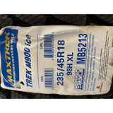 Maxtrek M9000 ice 235/45R18 Studded Snow Tires Set Of 2