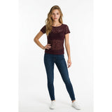Old Navy Women's Burgundy Lacey Tunic Top Size Small