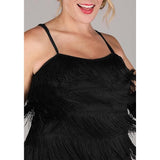 Dreamgirl Costume Womens Flapper Dress Black Medium NWOT (dress only)