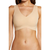 True & Co. True Body New Lift V Neck Bra 14838-230 Desert Large NWT