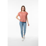 Jones New York Women's Short Sleeve T Shirt Size Small Peach