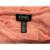 Jones New York Women's Short Sleeve T Shirt Size Small Peach