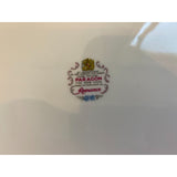 Paragon By Appointment To The Queen England Romance 10.5" Dinner Plate Gold Stam