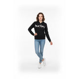 Hurley Black Long Sleeve Spell Out Women's Full Zip Hooded Jacket Size Small