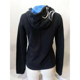 Hurley Black Long Sleeve Spell Out Women's Full Zip Hooded Jacket Size Small