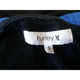 Hurley Black Long Sleeve Spell Out Women's Full Zip Hooded Jacket Size Small