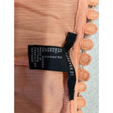 Forever 21 Cropped Cami Women's Size Small Peach Rayon Tank Top