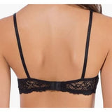 Smart & Sexy Style SA276 Women's Push Up Bra black w/ Lace Wings
