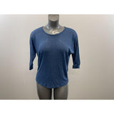 Forever 21 Women's Blue Long Sleeve Tunic Top Size Small Polyester