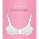 EXQUISITE FORM 9661872 Fully Wireless Full Coverage Bra with Lace