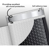 Poly Bubble Mailers 4x7 10 Pack Black