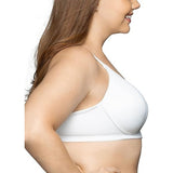 Vanity Fair #71380 Plus-Size Back-Smoothing Wire-Free Bra white