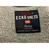 ECKO UNLTD Women's Sweatshirt Size Medium Salt Pepper Gray Beaded Logo