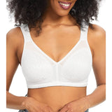 HACI Women's Full Coverage Minimizer Bra Non Padded Wirefree White 44D NWT