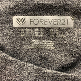 Forever 21 Women's Salt and pepper Grey Workout Athletic Sport Bra