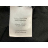 Halston Women's Short Sleeve Blouse Size Medium Black Rayon Blend Top