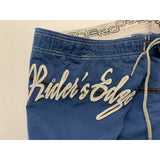 Rider & Edge Board Shorts Men's Size XL Blue Mesh Lined Swim Shorts