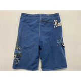 Rider & Edge Board Shorts Men's Size XL Blue Mesh Lined Swim Shorts