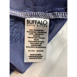 Buffalo David Bitton Sheer Blue Floral Racerback Cover Top Women's Small