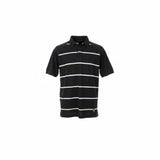 Ripzone Polo Shirt Men's Size XL Black Green Striped Short Sleeve Cotton