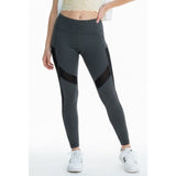 Diadora Girls Size Small Gray Stretch Skinny Yoga Workout Capri Leggings
