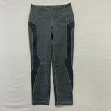 Diadora Girls Size Small Gray Stretch Skinny Yoga Workout Capri Leggings