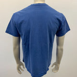 Hurley Men's Large Graphic T Shirt Crew Neck Blue Short Sleeve Regular Fit Cotto