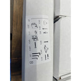 Bifold Barn Door Hardware Kit 72" Rail with Rollers for 4 Door sections