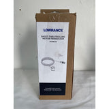 Lowrance 000-14886-001 9-Pin Shoot-Thru Hull M/H Chirp Transducer - No Temp, Black