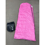 3 Season Comfort Sleeping Bag: Adult Pink NEW