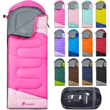 3 Season Comfort Sleeping Bag: Adult Pink NEW