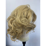 Blonde Costume Wig 16" Curly NEW