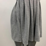 Talula Sleeveless A Line Dress Women's Size 0 Gray Pleated Polyester Blend Back Zip