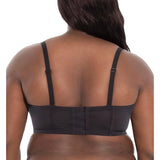 Goddess GD700213BLK Verity Underwire Strapless Bra 44H Black Convertible NWOT