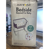 JuJu World Bassinet - Portable - Metal Frame - Carry Bag
